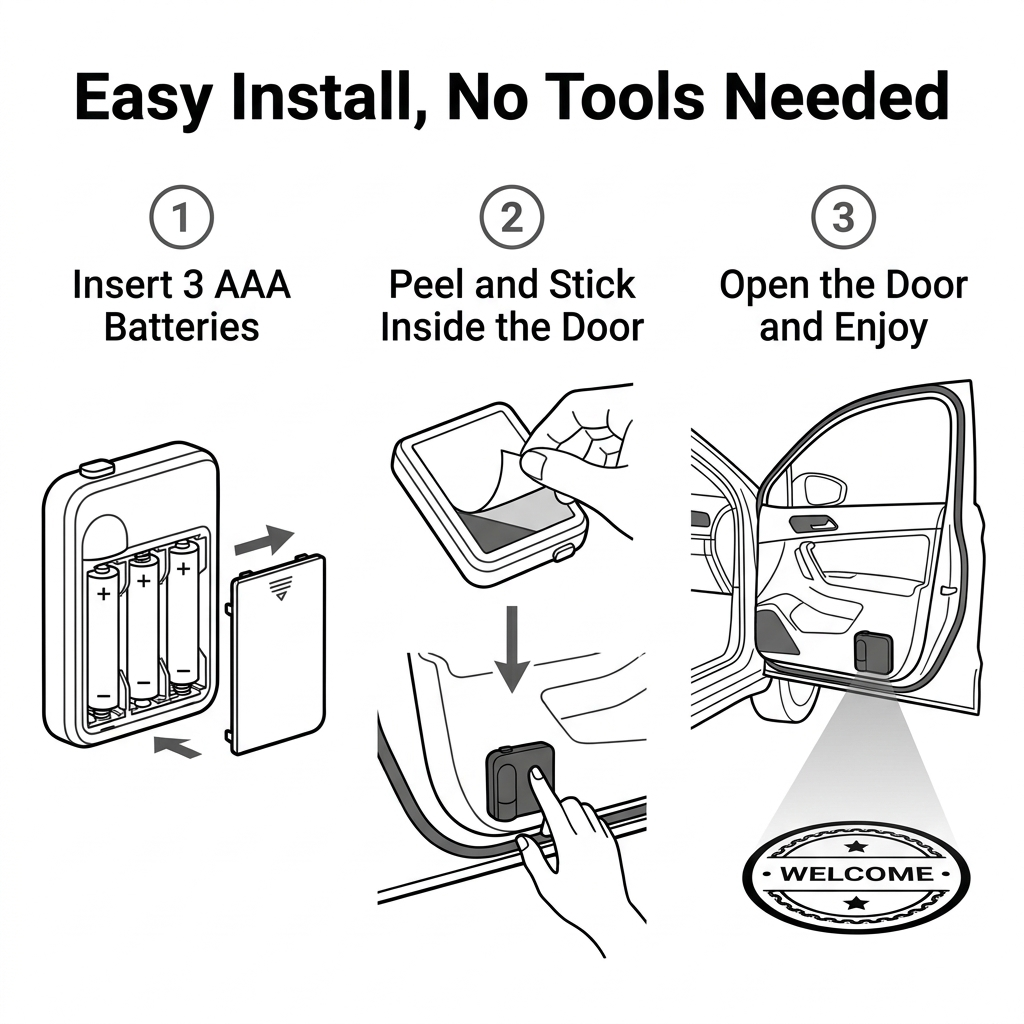 Easy install, no tools needed